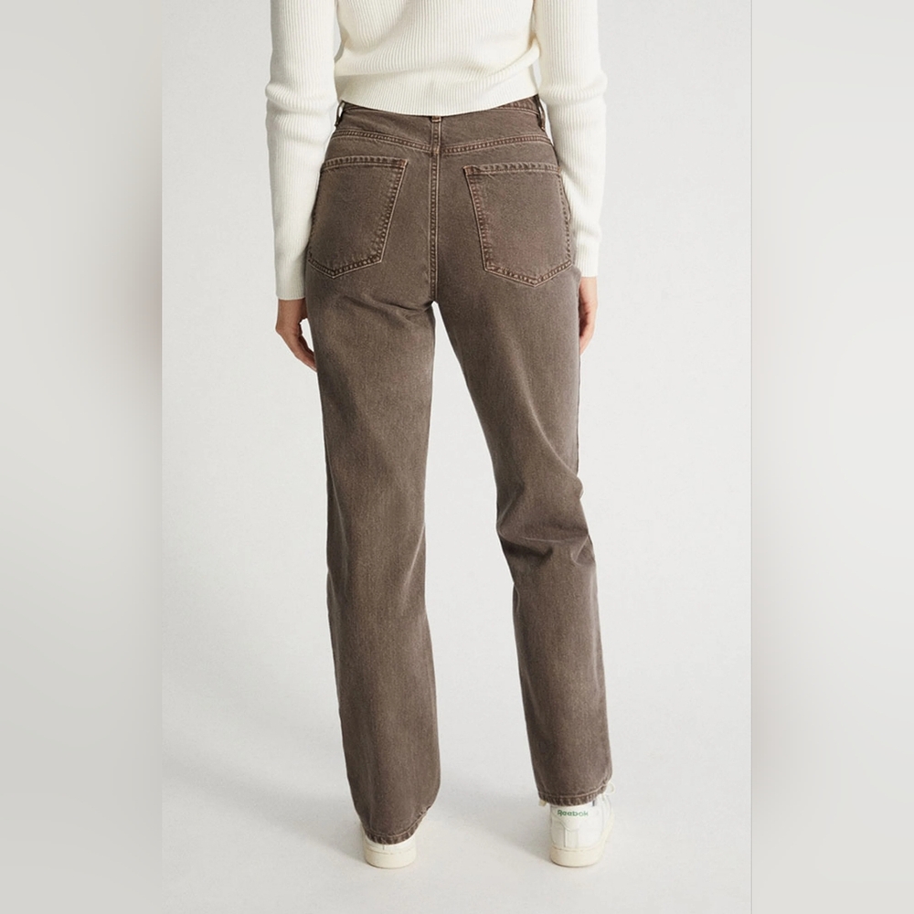 Pac Sun Eco Brown Dad Jeans Womens Size 25 - Picture 3 of 10